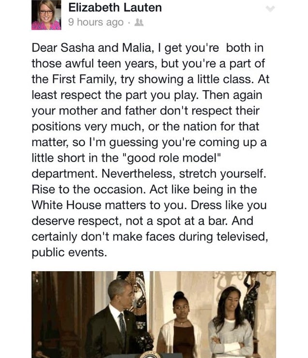 GOP Staffer Calls Obama Daughters Classless, Dressed for the "Bar"