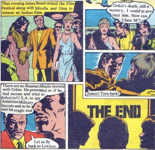 Poorly translated Indian James Bond comics are pure insane joy