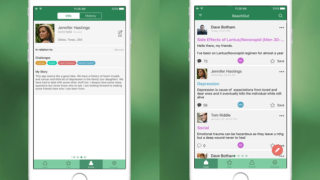 ReachOut Is a Social Support Network for People With Mental and Chronic Illnesses