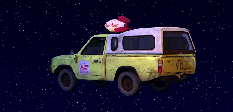 toy story 3 bear on truck