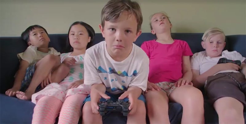 What Game Could Possibly Make A Kid This Sad?
