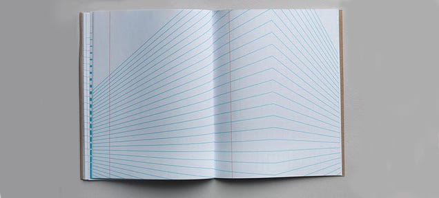 Write Way Outside the Lines With This Trippy Ruled Notebook