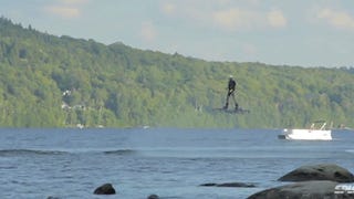 Watch the furthest flight ever flown on a real life hoverboard
