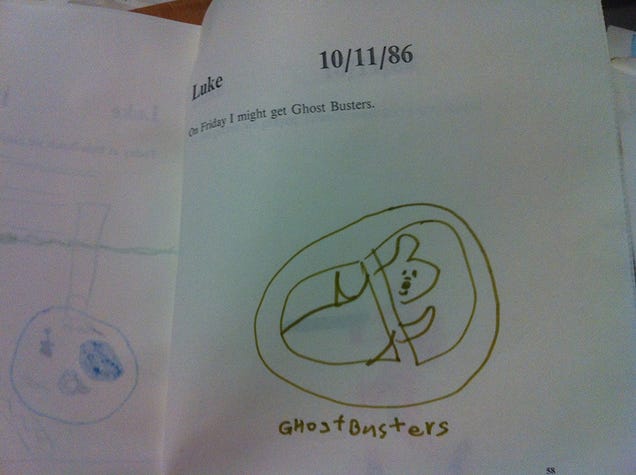 A Child's Sketchbook From the 1980s, Preserved For the 21st Century