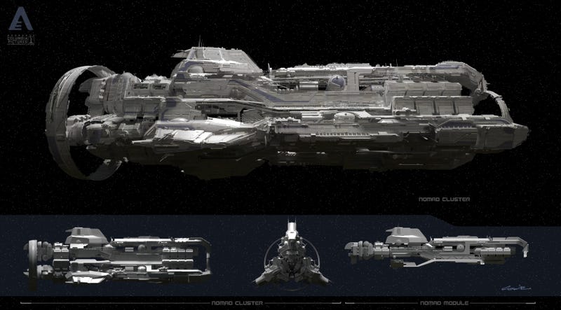 Spaceship Concept Art That Will Blow Your Post-apocalyptic Mind