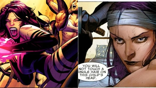 Art and Superheroines: Psylocke as Drawn by Greg Land vs. Jerome Opena