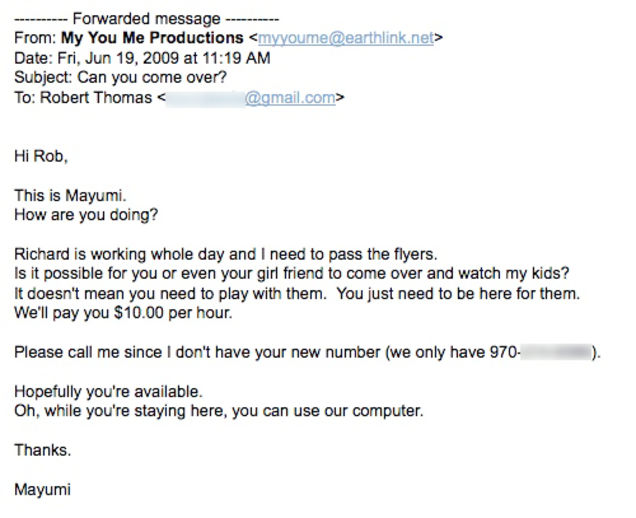 Emails Between Richard Heene and Robert Thomas