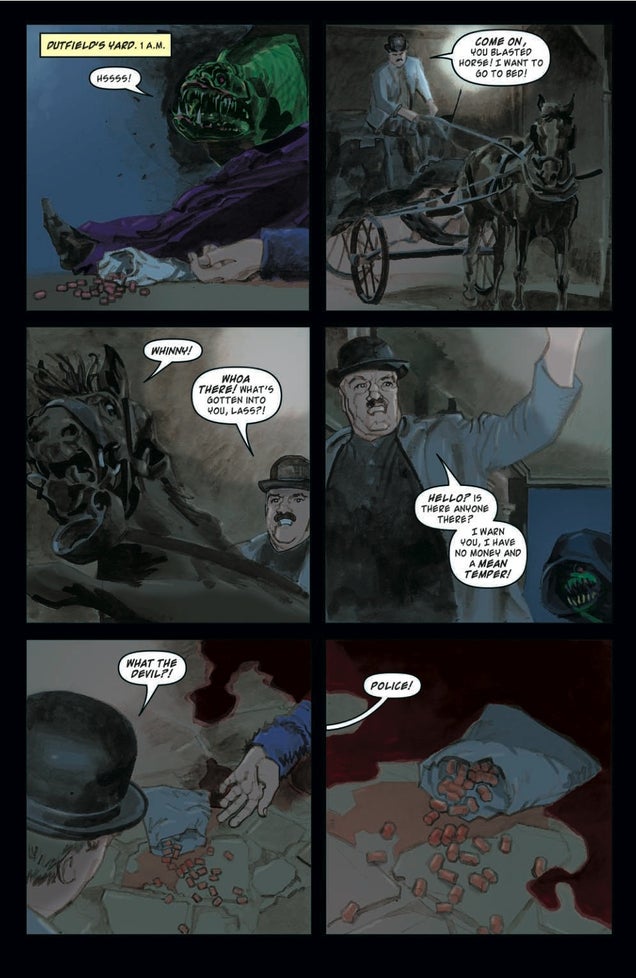 It's Jack the Ripper vs. the 11th Doctor in this sneak peek of the Doctor Who comic