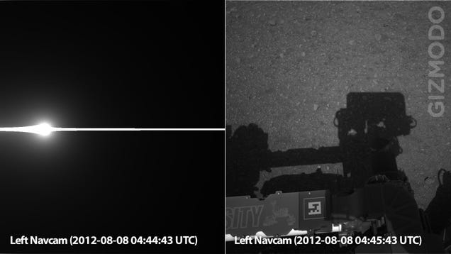 Curiosity Opens Her Eyes for the First Time (Updated With Panorama Images)