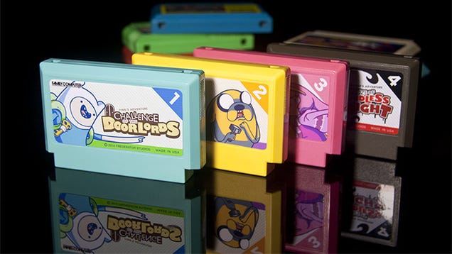 Adventure Time? 1980s Video Game Cartridges? What is This Madness?