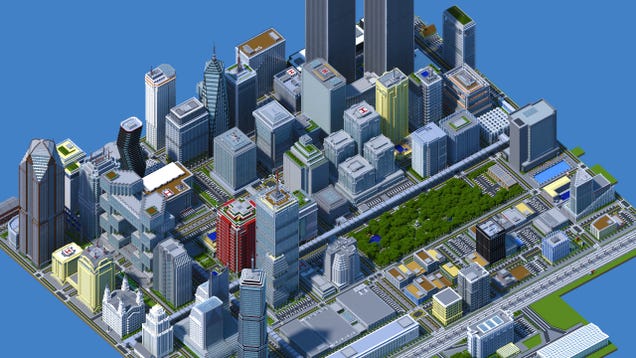 Man spends two years building amazing megacity in Minecraft