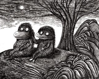 These stereographic monsters twitch wildly to fright and delight