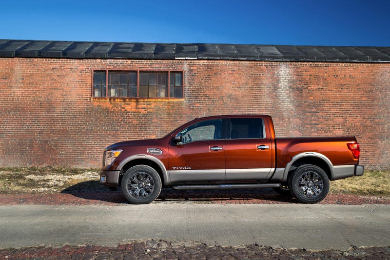 The 2017 Nissan Titan Crew Cab Is The Baby Titan With A Big V8