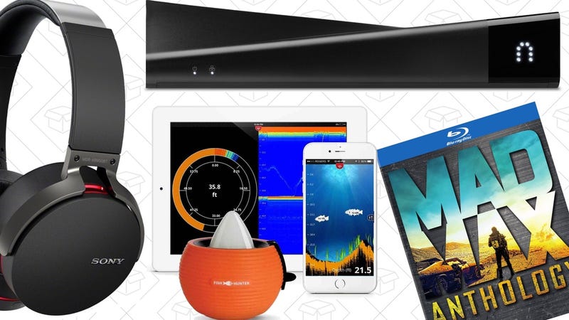 Sunday's Best Deals: Fish Finders, Mad Max, Sony Headphones, and More