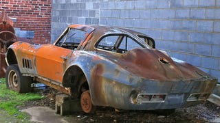 Washingon D.C.'s secret rotting Sting Ray Corvette