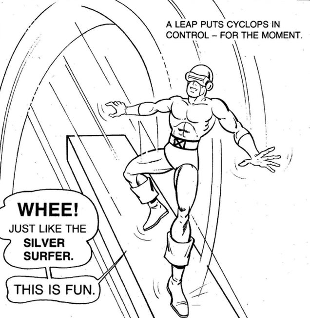 The 1983 X-Men Coloring Book Is A Lost Psychedelic Masterpiece