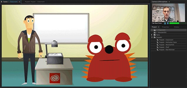 This Adobe Tool Can Bring Silly Characters to Life With Just Your Webcam