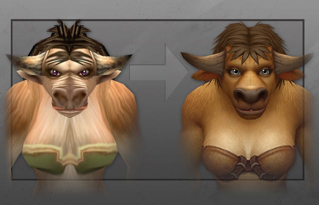 Here's What World Of Warcraft's New Tauren Will Look Like