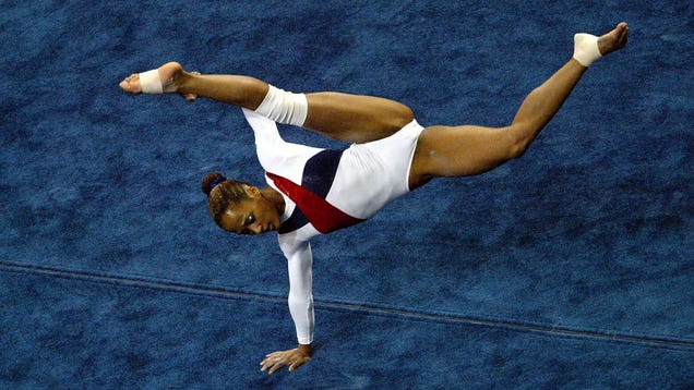 Ebony Gymnast 116