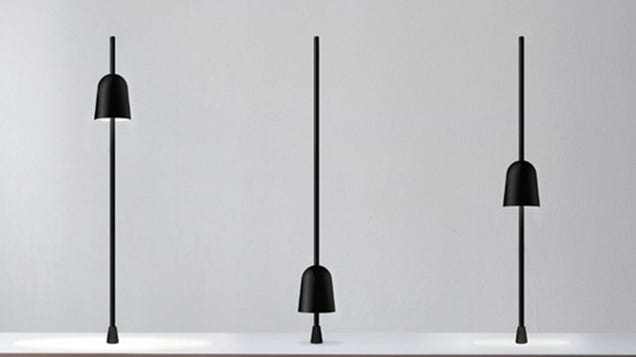 The Shade Is Also the Dimmer on the Ascent Lamp