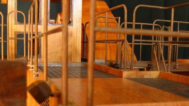 This Wooden Excavator Won't Demolish a House but Its Details Will Blow Your Mind