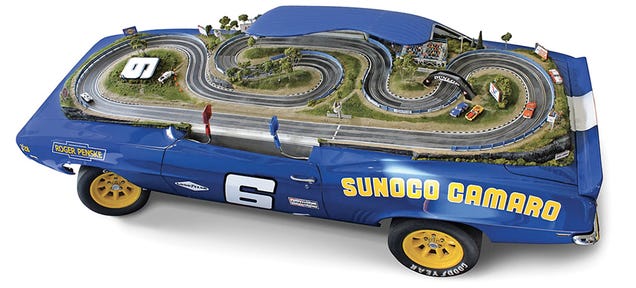 A 1969 Camaro Z/28 Reborn as an Incredibly Detailed Slot Car Track