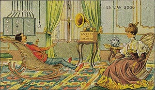 Visions of the year 2000 by 20th century French artist are half hilariously wrong, half weirdly prescient