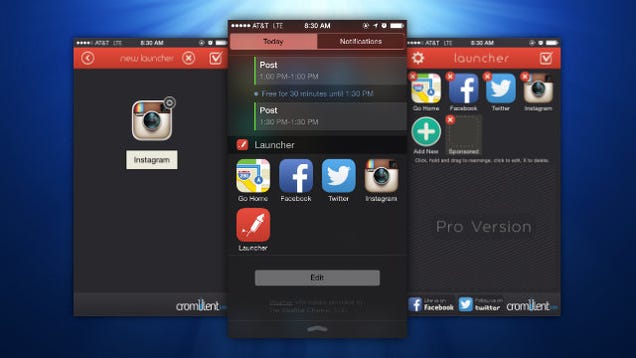 Launcher Puts Your Favorite Apps and Contacts In Notification Center