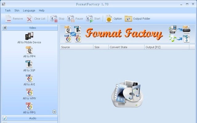 mp3 converter format factory free download