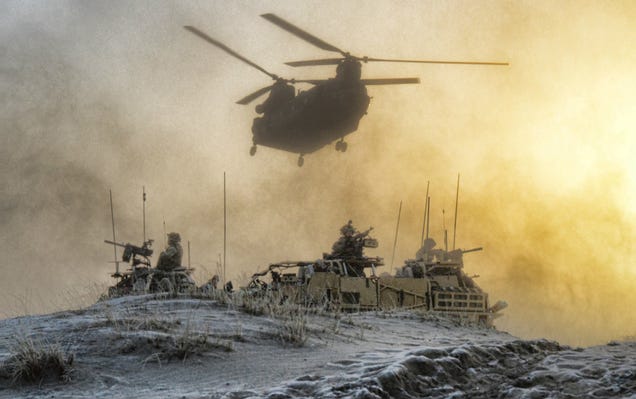 This Military Photograph Looks Like a Turner Painting