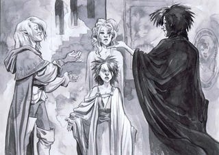 Concept art from the Sandman movie that never was