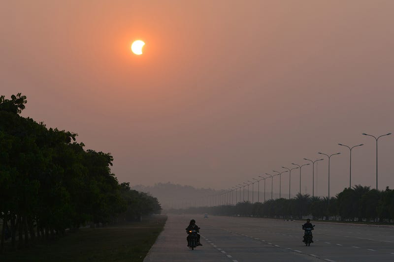 Last Night's Solar Eclipse Looks Stunning in These Captivating Images
