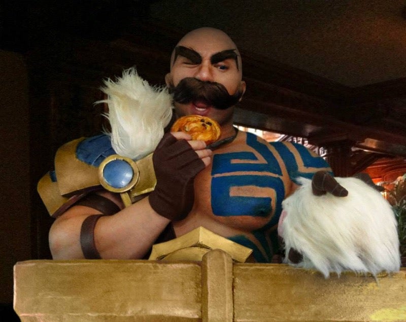 Enormous Muscles Sure Help with Cosplay