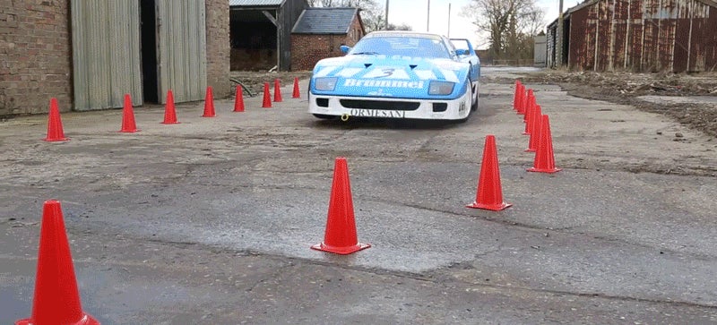 Watch A Bunch Of Crazy Rich People Thrash A Ferrari F40 GT