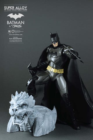 I'm in Love With a Giant Batman Figure That's Made Out of Metal