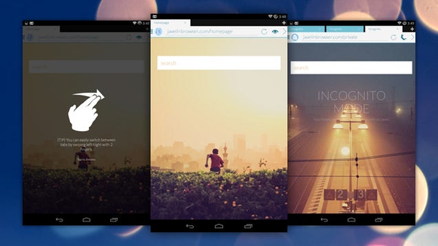 Javelin Browser Is a Fast, Good-Looking Browser for Android