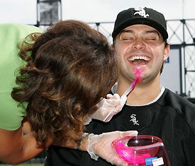 New White Sox Danger: Shaving Cream Pies to the Face