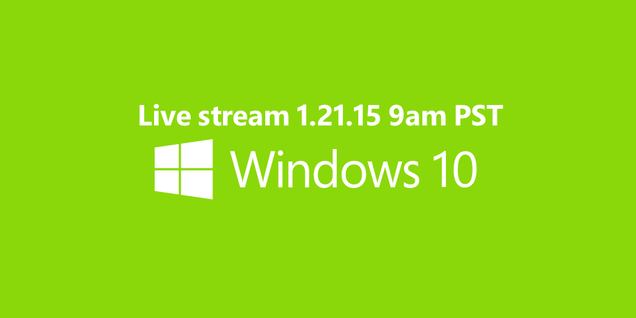 Where to Watch Today's Windows 10 Live Stream