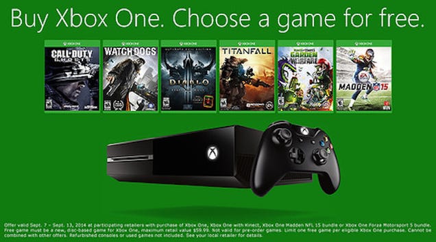 Xbox One With A Free Game, Harry Potter and the iTunes Bundle [Deals]