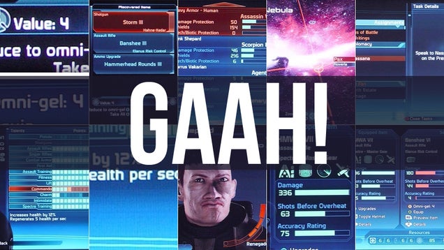 The First Mass Effect's User Interface Sure Was Terrible