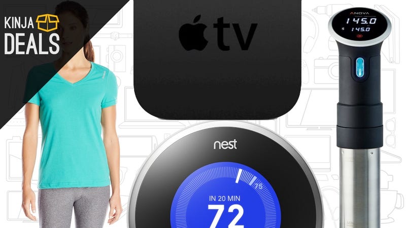 Today's Best Deals: Sous Vide Circulator, Reebok Workout Gear, Apple TV, and More