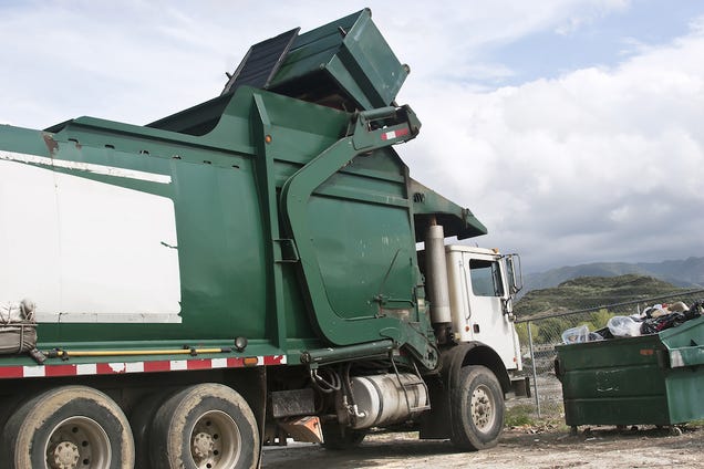 Drunk Couple Snuggling Dumpster-Style Gets Unloaded Into Garbage Truck