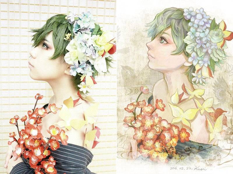 Cosplayers Turned into Drawings