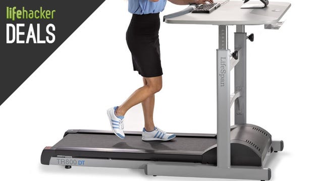 Discounted Treadmill Desks, Attractive Laptop Stand, and More Deals