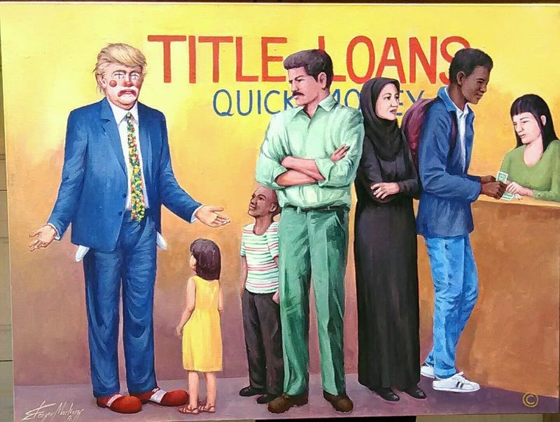 Ebay Is a Waking Nightmare of Amateur Trump Art