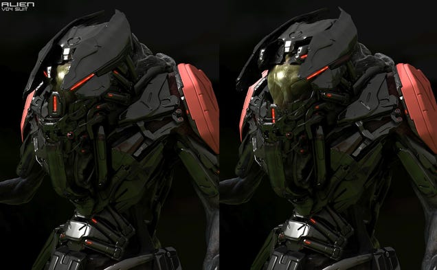 A StarCraft II Marine Won't Shoot Monsters This Pretty
