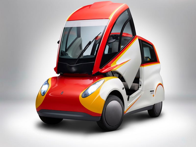 Shell's Adorably Weird New City Car Can Get 107 MPG
