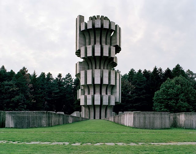 Old Yugoslavian monuments look like TIE Fighters and scifi fortresses