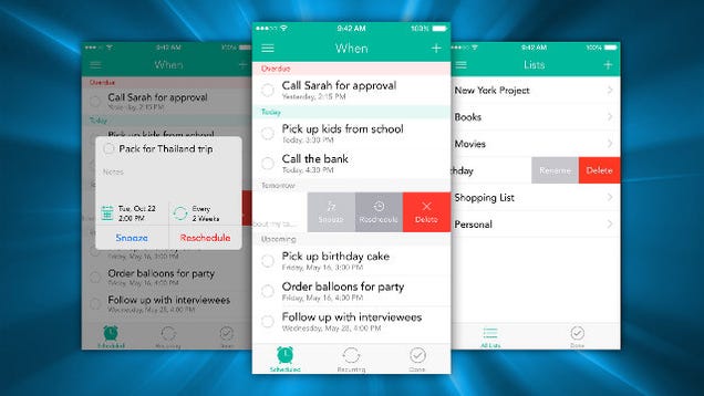 Checkmark Adds Snoozing, Recurring Reminders, and More