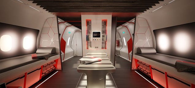 Nike's Concept Jet For Pro Athletes Is a Luxury Lounge at 40,000 Feet